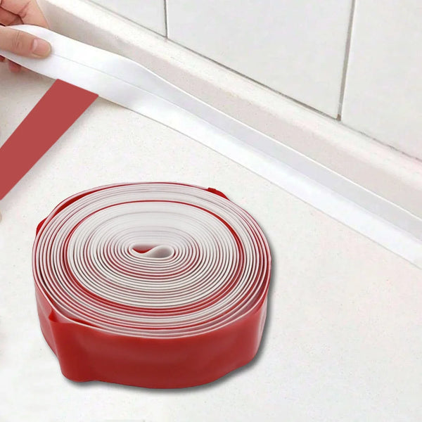 Kitchen Wall Sealing Strip Tape Sink Waterproof and Oil - Proof Caulk Tape Self Adhesive Sealing Tape for Corners and Gaps - justgrabit.in | Just Grab It