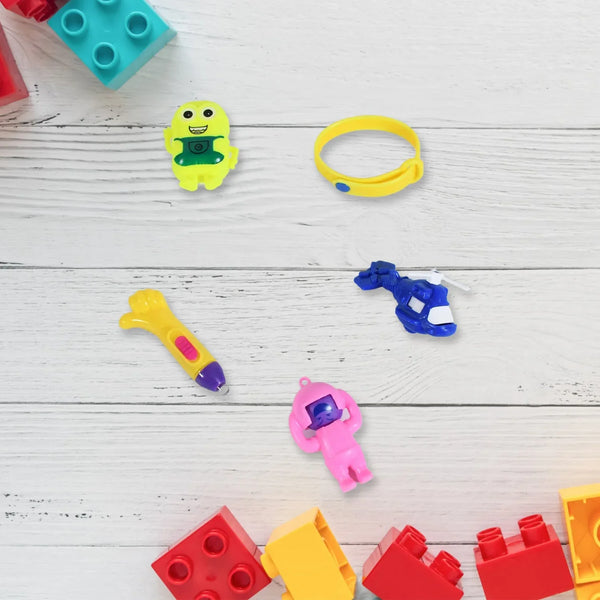 5Pc Toy Combo Kids Best Gift Set Combo Attractive & Unique Toy Combo 5Pc Colorful Toy Combo With Potli Bag - Justgrabit Inc.