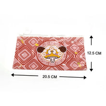 20 Pc Red Printed Pouch For Carrying Stationary Stuffs And All By The Students. - Justgrabit Inc.