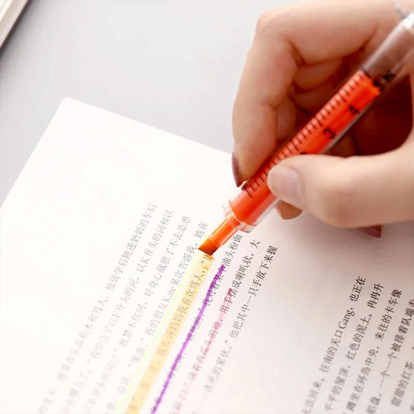 Creative Fluorescent Highlighter – Watercolor Marker for Kids, Study & Office (1 Pc) - Justgrabit Inc.