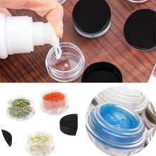 Plastic Empty Round Makeup Jar Pot Travel Cream Powder Cosmetic Container (1 Pc) - Justgrabit Inc.
