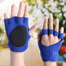 Palm Support Gloves Half Finger Gym Exercise Training Gloves Outdoor (1 Pair / With Color Box) - justgrabit.in | Just Grab It
