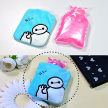 Blue Baymax Small Hot Water Bag with Cover for Pain Relief - Justgrabit Inc.