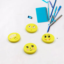 Cute Smile Emoji Eraser Set – Perfect for Kids (4pc Set) - Justgrabit Inc.