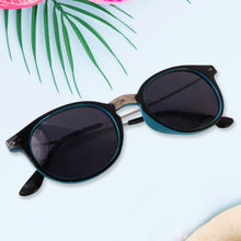 Sky Blue UV Protected Round Sunglasses, classic Sunglasses for Men & Women - justgrabit.in | Just Grab It