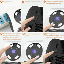 Portable Electric Heater Mini Fan Heater Desktop Household - Justgrabit Inc.