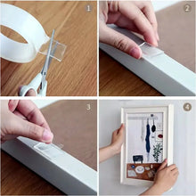 Sticky Double Sided Tape Washable Adhesive Tape Reusable (12×3 Cm / 1 Pc) - Justgrabit Inc.