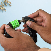 Spiral Cable Lock | 4 - Digit Combination Code | Bicycle Security Lock (1 Pc) - justgrabit.in | Just Grab It