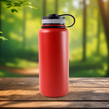 Red Stainless Steel Double Wall Vacuum - Insulated Drink Water Bottle (1000 ML) - justgrabit.in | Just Grab It