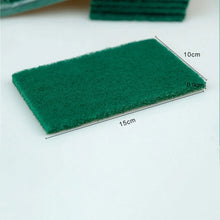 Scrub Sponge Cleaning Pads Aqua Green 10PCS - Justgrabit Inc.