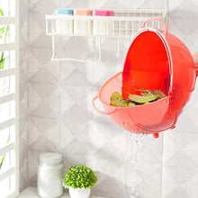 Plastic Revolving Multi Functional Rice, Vegetable Fruit Wash Basket Bowl - Justgrabit Inc.