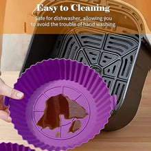 Air Fryer Reusable Silicone Pot with Handles (6 Pc set) - Justgrabit Inc.