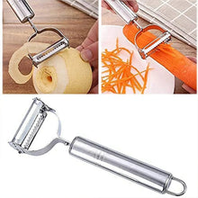 3 In 1 Stainless Steel Vegetable and Fruit Peeler Set (3 Pcs Set) - Justgrabit Inc.