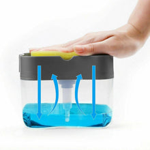 2 in 1 Soap Dispenser for Dishwasher Liquid Holder, Liquid Dispenser Through Pump (1 Pc) - justgrabit.in | Just Grab It