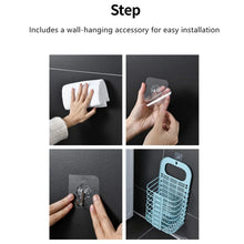 Wall Hanging Laundry Basket Clothes Hanger Dirty Hamper Clothes Storage Hook Clothes Rails for Laundry Washing Machine Bathroom Kids Dirty Clothes Storage Hanger (1 Pc) - justgrabit.in | Just Grab It