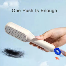Self - Cleaning Hairbrush, Massage Comb (1 Pc / With Box), Hair accessories - justgrabit.in | Just Grab It