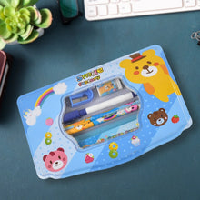 Cartoon Metal Compass Box for Kids with Stationery (6 Pc Set) - justgrabit.in | Just Grab It