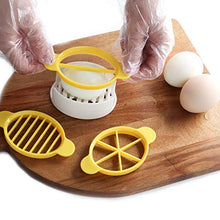 Egg Slicer, 3 in 1 Boiled Egg Slicer, Egg Slicer, Preserved Egg Slicer, Home Restaurant Kitchen Tool (1 Pc) - Justgrabit Inc.