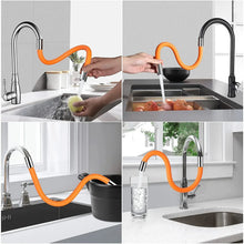 Flexible Water Tap Extender, 360° Bending Faucet Extension Tube with Connector (18cm) - Justgrabit Inc.