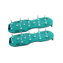 Lawn Aerator Sandals, Garden Grass Aerator Spiked Sandals Green Studded Shoes for Yard Patio Garden Excavation - Justgrabit Inc.