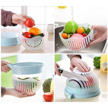 Plastic 60 Seconds Salad Cutter Salad Maker Salad Bow (1 Pc) - justgrabit.in | Just Grab It