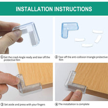 Transparent Table Corner Protector (4 Pcs Set) - justgrabit.in | Just Grab It