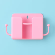 1 Pc Blue Wall mount Mobile Stand With Hook - justgrabit.in | Just Grab It