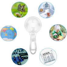 Handheld Plastic Magnifying Glasses (1 Pc / 55 MM) - justgrabit.in | Just Grab It