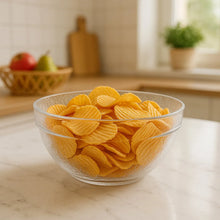 Transparent Idli Mixing & Serving Bowl | Textured Plastic Kitchen Bowl (1 Pc) - justgrabit.in | Just Grab It