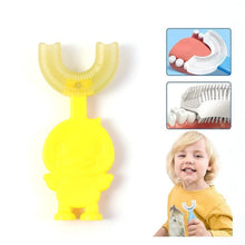 Cute Cartoon Duck U - Shape Baby Toothbrush (1 Pc / Mix Color) - justgrabit.in | Just Grab It