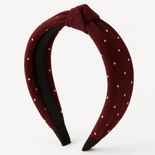 Women's Polka Dot Fabric Knot Hairband – Stylish & Comfortable (1 Pc) - Justgrabit Inc.