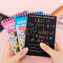 Crafts Rainbow Art Scratch Paper Book (10 Pages, Pack of 1) - justgrabit.in | Just Grab It