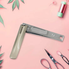 Stainless Steel Folding Portable Large Nail Clippers with Nail File (1 Pc) - justgrabit.in | Just Grab It
