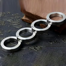 Portable 4 Finger Ring Unique Rotating Folding Ring (1 Set) - justgrabit.in | Just Grab It