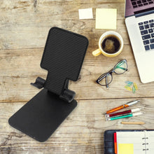 DESKTOP CELL PHONE STAND PHONE HOLDER FULL 3 - WAY ADJUSTABLE PHONE STAND FOR DESK HEIGHT + ANGLES PERFECT AS DESK ORGANIZERS AND ACCESSORIES - justgrabit.in | Just Grab It