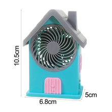 Mini House Fan House Design Rechargeable Portable Personal Desk Fan For Home , Office & Kids Use (Battery Not Include) - Justgrabit Inc.