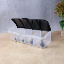 Kitchen Multipurpose Air - tight 4 Sections Storage Containers / Masala Box (1 Set) - Justgrabit Inc.