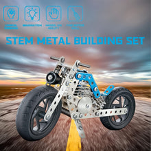 Metal Bike Creative Mechanical Construction Engineering Kit 140 Part Bike Tool - justgrabit.in | Just Grab It