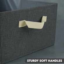 FOLDABLE CLOTH STORAGE BOX WITH HANDLES (47×28 CM) - justgrabit.in | Just Grab It