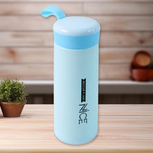 Plastic Flask Water Bottle - (Color Blue / 1 Pc / 400ML) - justgrabit.in | Just Grab It