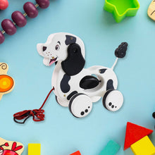 Dog Pull Along Toddler Toy with Attractive Design (1 Pc) - justgrabit.in | Just Grab It