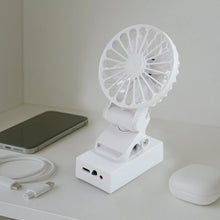 Rechargeable Mini Clip - On Desk Fan (1 Pc) - Justgrabit Inc.