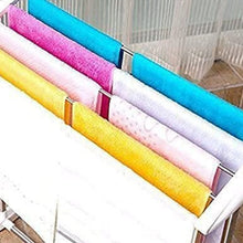 Multi - Functional Single Tier Mobile Towel Foldable Rack for Cloth and Towel / Stainless Steel and Plastic Made Mobile Towel and Cloth Rack Holder Indoor / Outdoor Standing Movable Cloth Dryer Rack, Balcony Cloth Drying Stand - Justgrabit Inc.