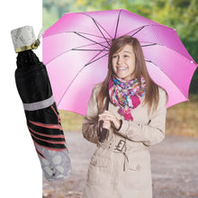 2 Fold Sun Protective Solid Foldable Outdoor Umbrella, Portable Sun, UV Protection Lightweight Rain Umbrella With Umbrella Case For Girls, Women, Men, Boys - Justgrabit Inc.
