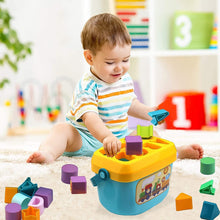 Baby First Block Set Kids Non - Toxic Abcd Geometric Shape Sorting & Stacking (1 Set) - justgrabit.in | Just Grab It