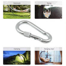 Snap Hook With Screw - Stainless Steel Snap Hook Clip Heavy Duty, Carabiner Clip (10×100 MM / 1 Pc) - justgrabit.in | Just Grab It
