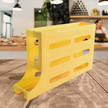 3 - Layer Rolling Egg Storage Rack Dispenser (1 Pc) - justgrabit.in | Just Grab It