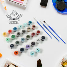 Paint by Number Kits 2 Set 24 Number Color, 6 paint brushes (2 Set) - justgrabit.in | Just Grab It