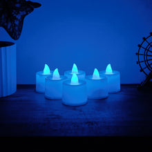 Blue LED Tea Light Candles (6 Pc) - justgrabit.in | Just Grab It