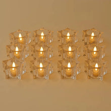 Set of 12 LED Crystal - Effect Flameless Smokeless Candles - Justgrabit Inc.